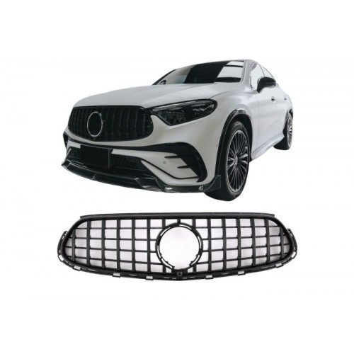 Εμπρόσθια μάσκα AMG PANAMERICANA GT look για Mercedes-Benz GLC-Class (C254/ X254) AMG- Line 2022+ Μαύρο Εμπρόσθια μάσκα AMG PANAMERICANA GT look για Mercedes-Benz GLC-Class (C254/ X254) AMG- Line 2022+ Μαύρο